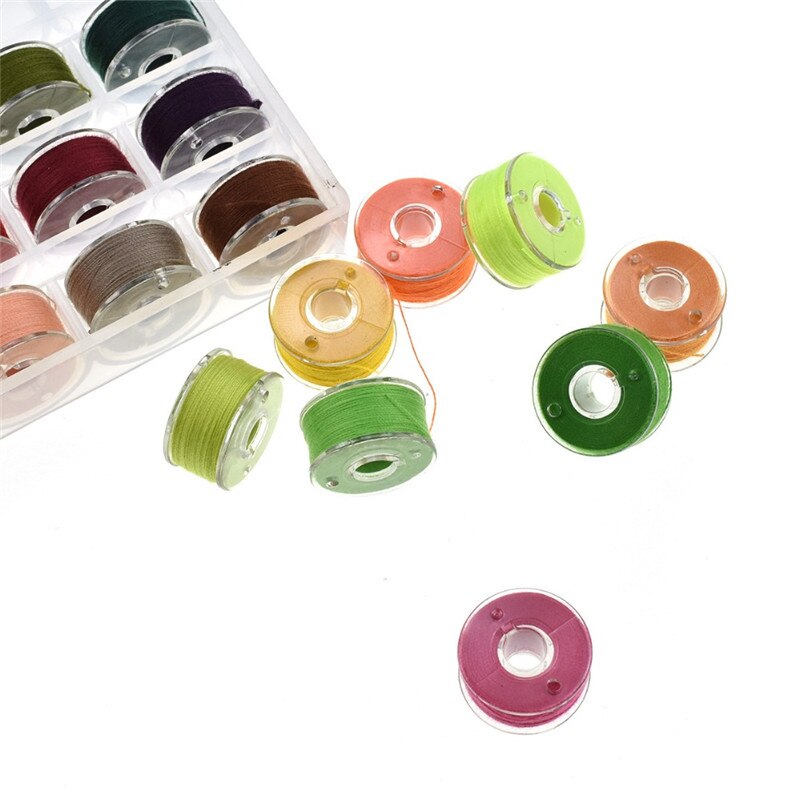 KOKNIT-Kit de bobinas de hilo de coser, Kit de hilo para múltiples máquinas de coser, 36 unidades