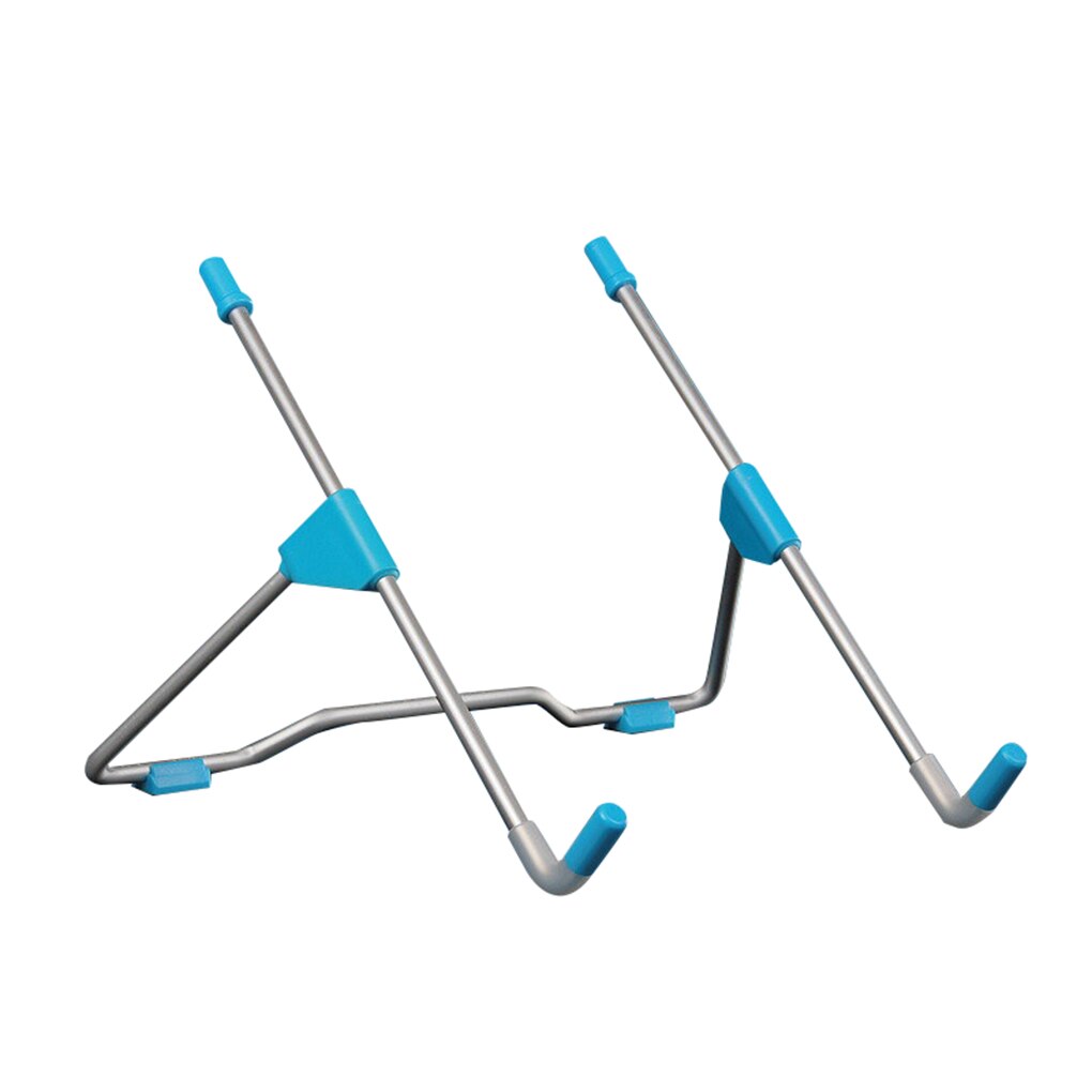 Foldable Laptop Stand Holder Bracket Universal Holder 10-17" Notebook Tablet PC Holder Aluminum Stand Laptop Accessories: Blue