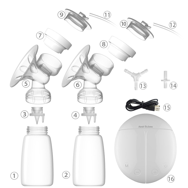 Electric massage breast pump automatic massage postpartum milking prolacer bilateral prolactin anti-countercurrent