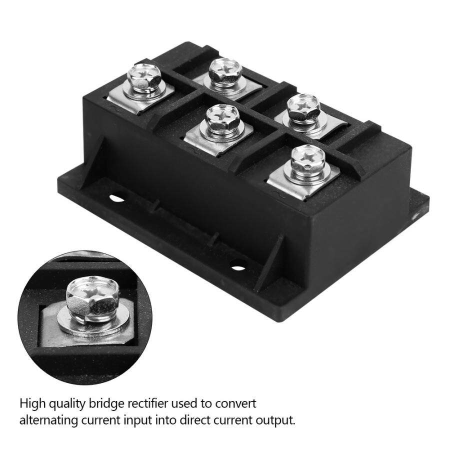 150a 1600v gelijkrichtermodule volt silicium 3 fase diode metalen behuizing bruggelijkrichtermodule 5 aansluitingen
