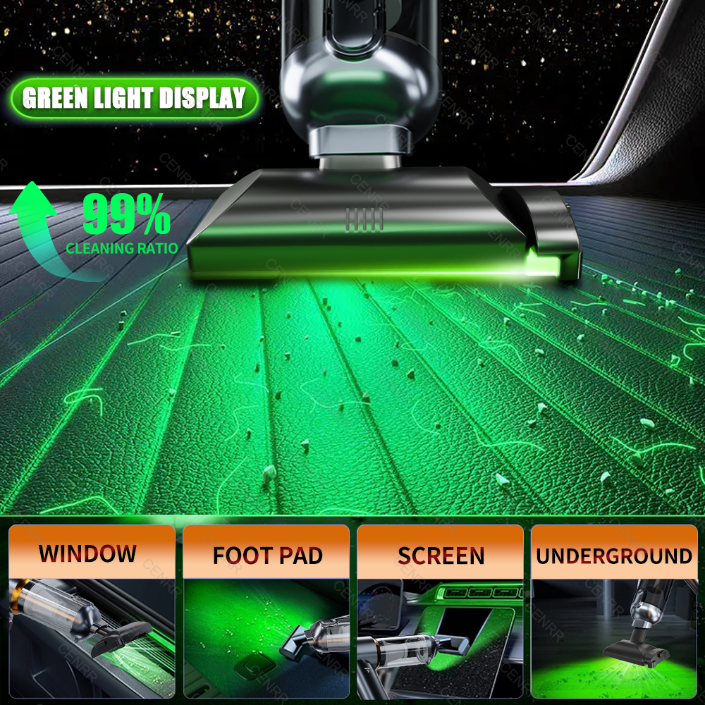 CENRR Aspirador de Coche Mini Potente 998000 Aspiradora portátil PA para soplador de mano, limpiador de coche, electrodoméstico