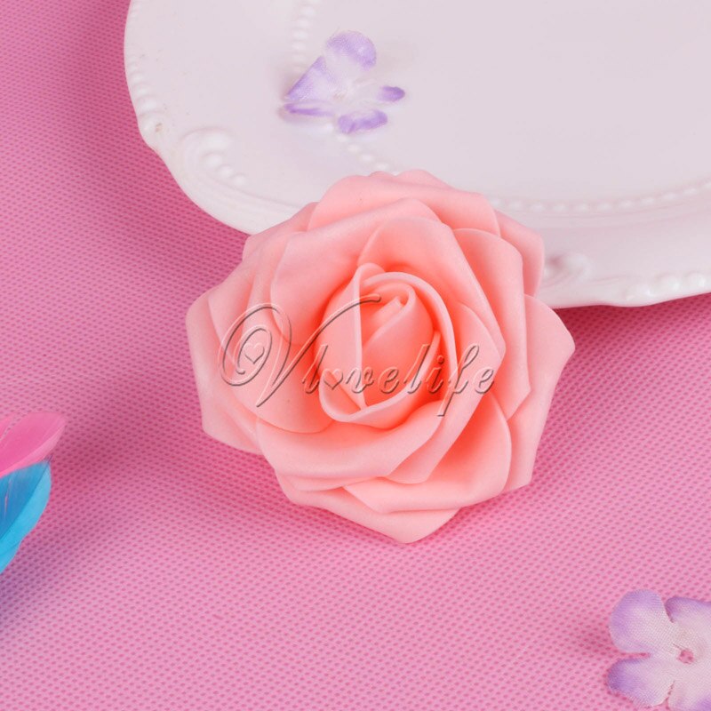 100 Stuks Pe Foam Rose Bloem Hoofd 7Cm Kunstmatige Rose Bloemen Boeket Handgemaakte Bruiloft Woondecoratie Feestelijke & Party plakboek