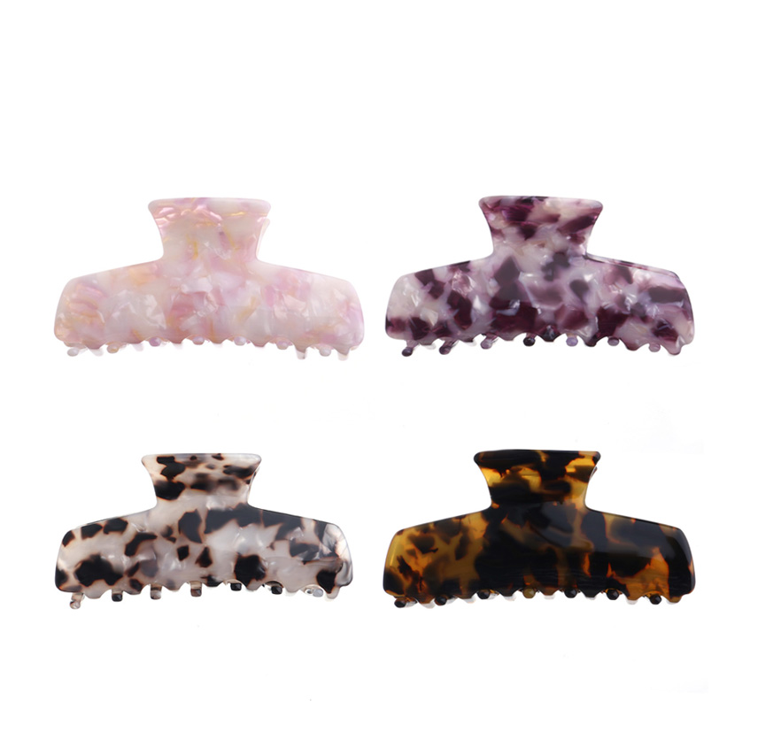 Pinzas para el pelo pequeñas con revestimiento de tortuga de acetato grande, accesorios de alta gama de 9cm, pinzas para el pelo pequeñas de acetato coreano alrge
