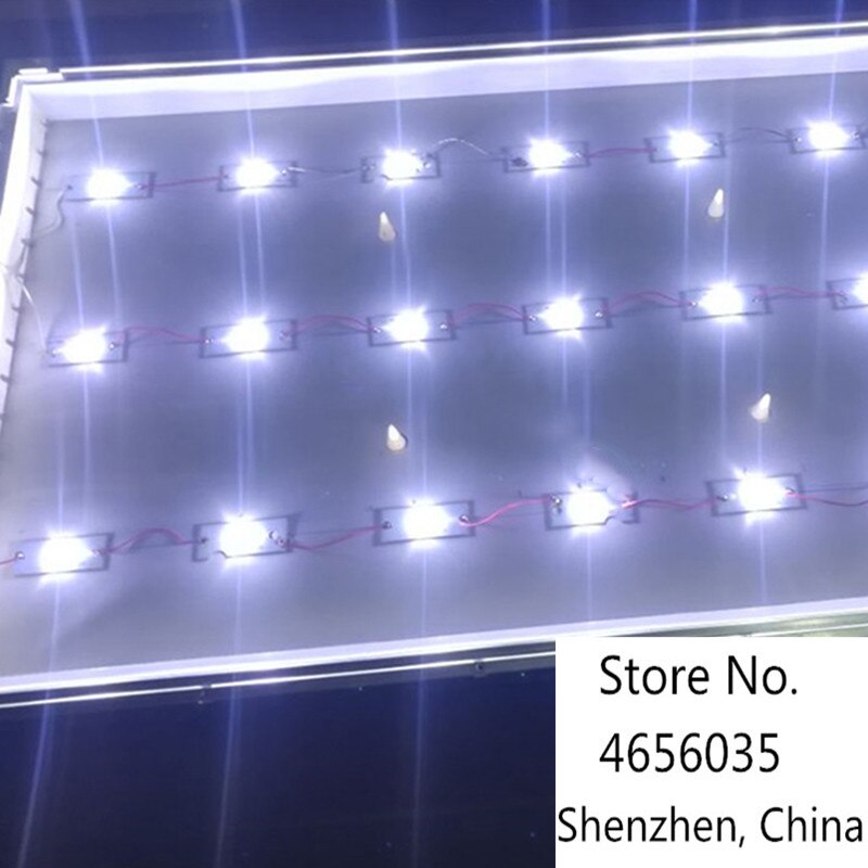 50PCS/Lot 100% Highlight and good 3V SMD Lamp Beads with Optical Lens Fliter for 32-65 inch LED TV Repair