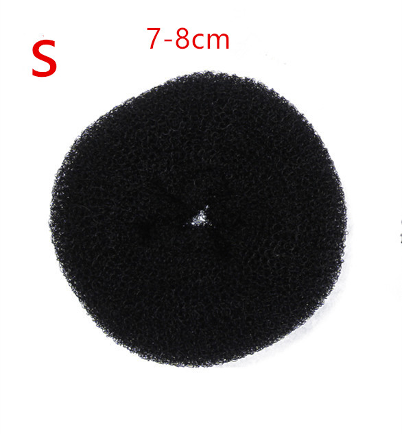 Creatore di panini per capelli Ciambella Spugna magica in schiuma Facile anello grande Strumenti per lo styling dei capelli Accessori per capelli stile capelli per le donne: MULTI
