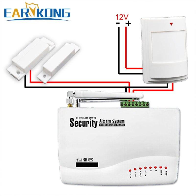Wired Pir Motion Sensor, Wired RFI EMI ESD Lightning Protection, PCB easy Lock, For Alarm System,