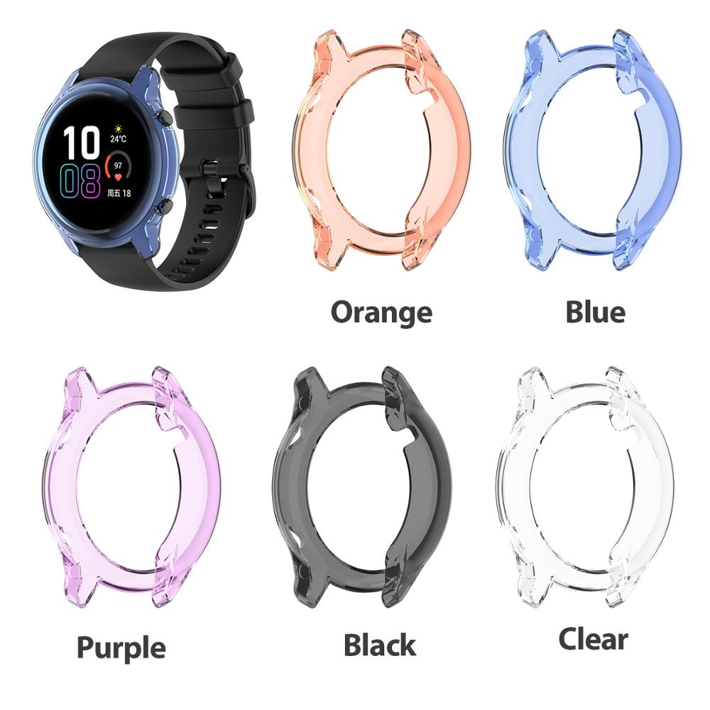 Suojakotelo xiaomi huami amazfit gtr 42mm 47mm tpu kansi ohut puskurin kuori amazfit gtr:lle
