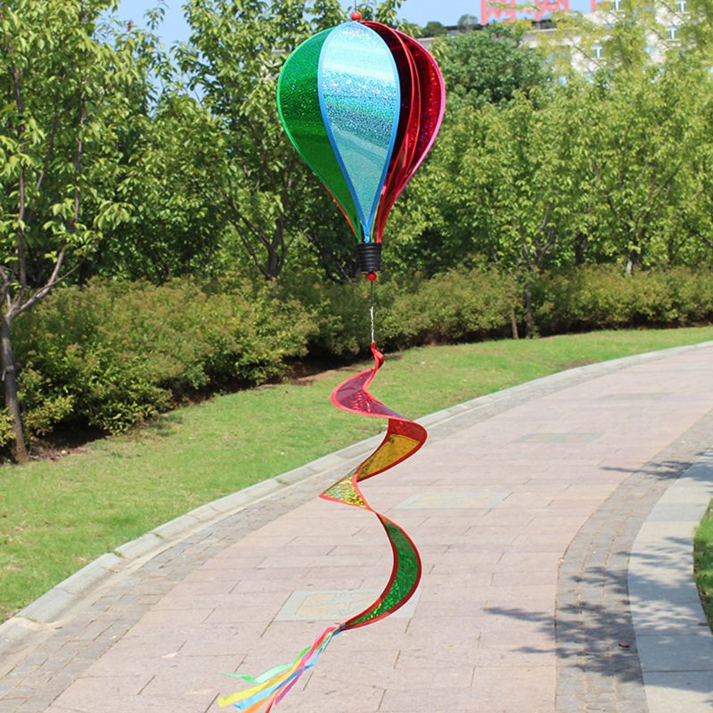 1Pc mongolfiera giocattolo mulino a vento Spinner giardino prato cortile ornamento bomboniere per feste all&#39;aperto consegna casuale