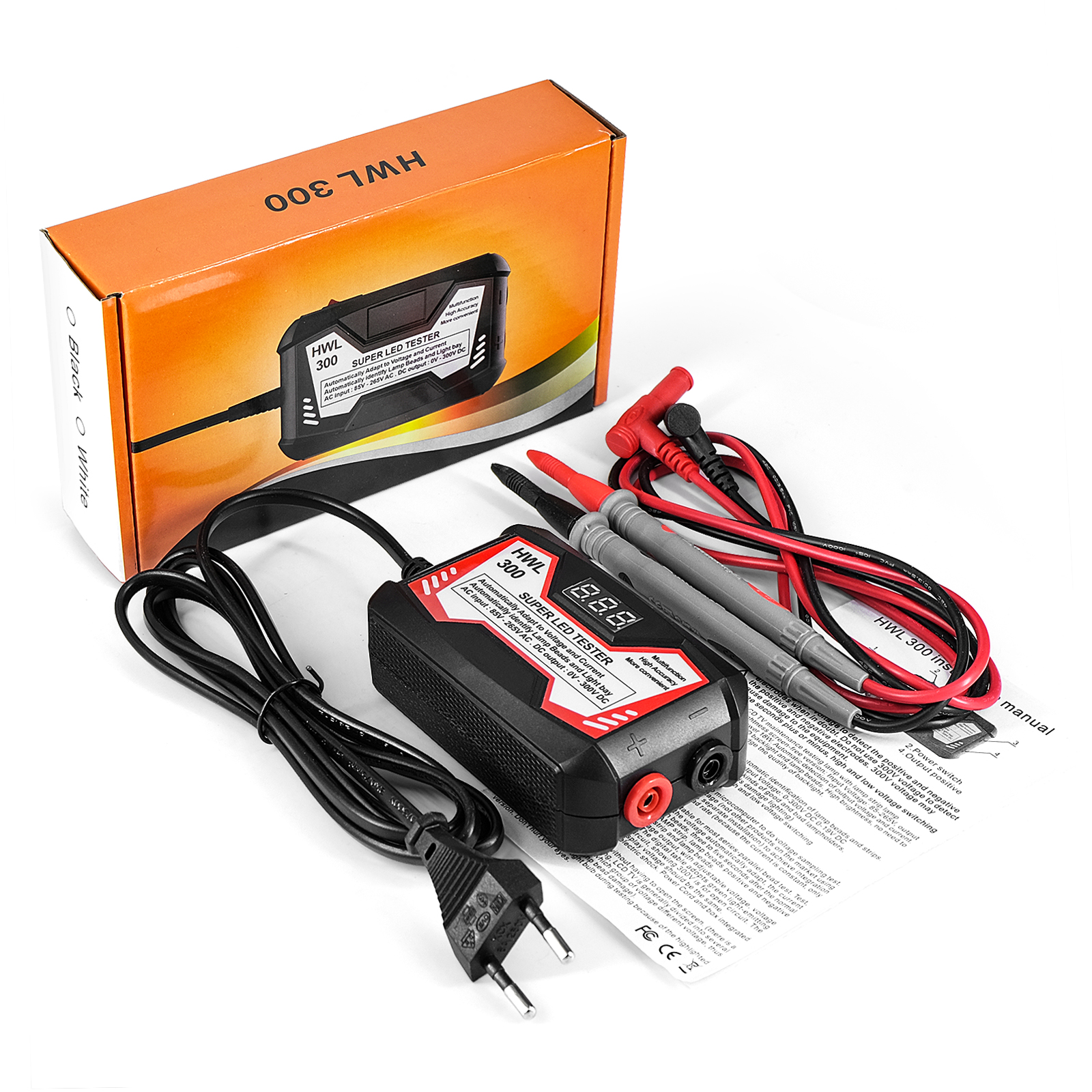 Hwl 300 super led tester 0-300v – hochleistungs-led-tester für die hintergrundbeleuchtung von lcd-fernsehern ohne bildschirm – geeignet für led-leisten und led-streifen