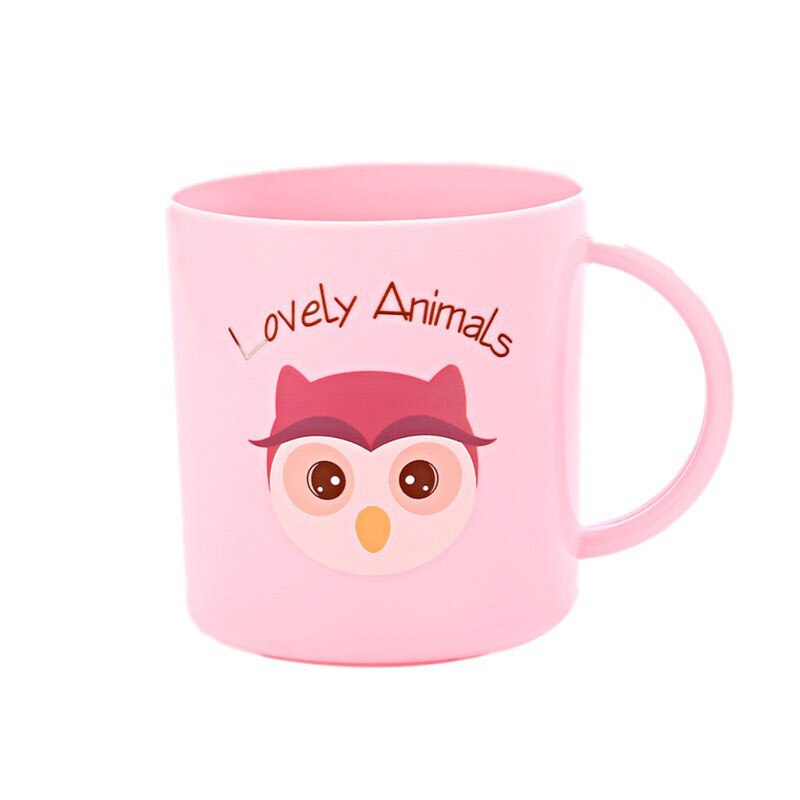 Tazas de alimentación para bebés y niños, taza de desayuno con asa, taza para el hogar, de dibujos animados aleatorios, 200ml