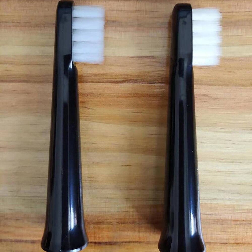 4Pcs Replaceable Toothbrush Heads Adults Kid Sonic Electric Tooth brush Heads Smart Timer Whitening Toothbrush Heads Waterproof: black