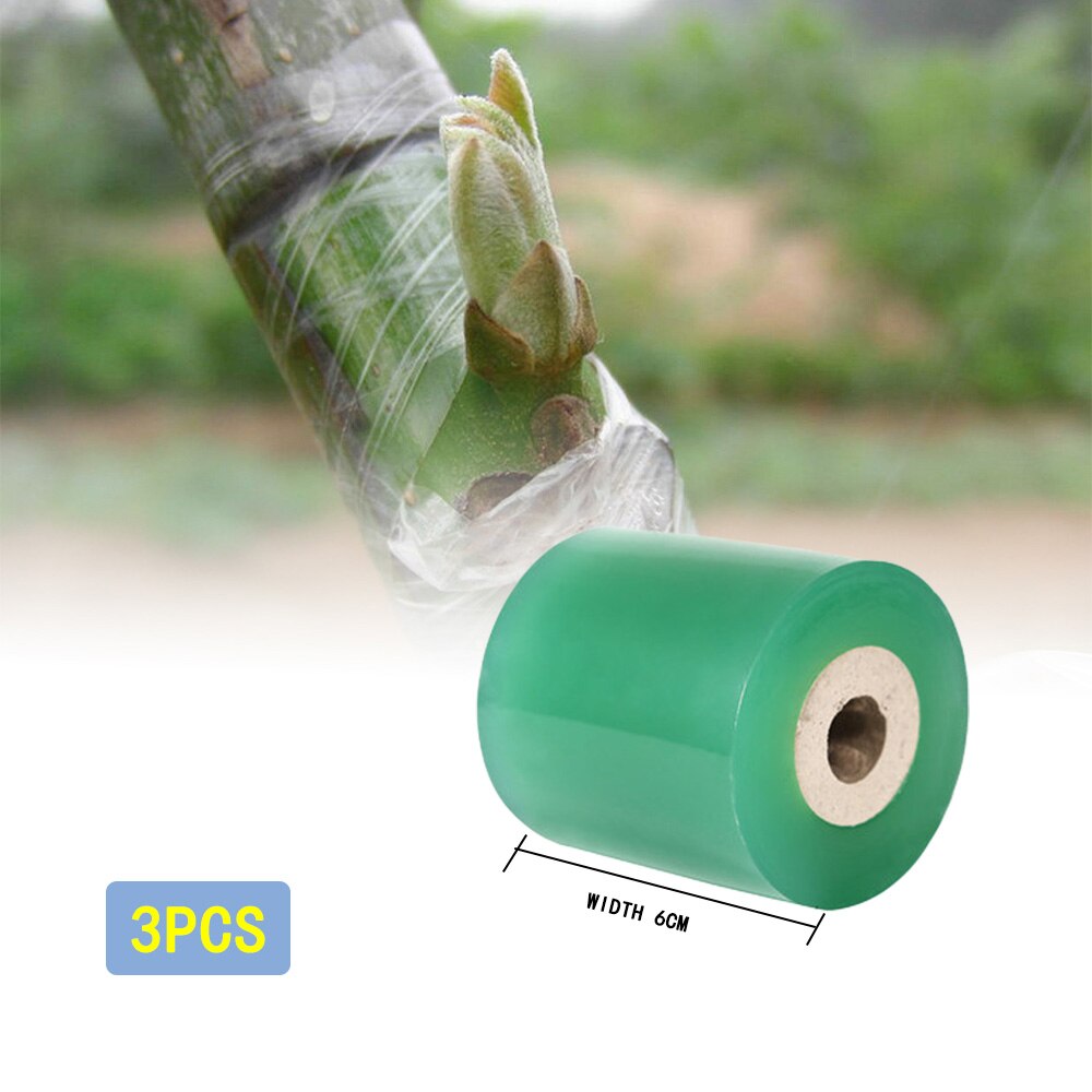 6 Sizes sizes Grafting Tape Nursery Stretchable Graft film Fruit Tree Grafting Tool Garden Bind Tape Grafting Tool Accessories: Width 6cm     3pcs