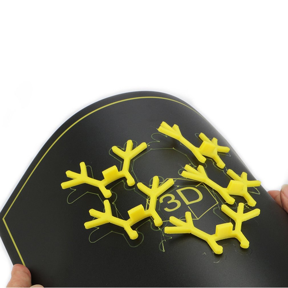 Impressora magnética da plataforma da etiqueta da cama quente da impressora 3d etiqueta magnética anti-resistência de alta temperatura de ondulação separável