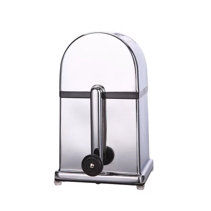 RVS Ijs Crusher - Handmatige Sneeuw Cone Maker - Smoothie Blender - IJsklont Breker