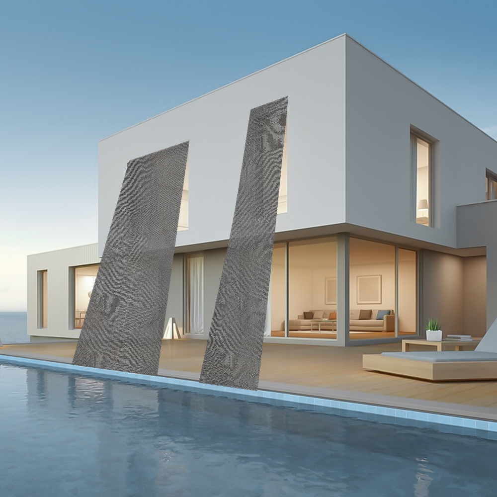 95% Shading Rate Anti-UV HDPE Garden Shade Cloth with Grommets Sun Shade Fabric for Building Shelter Gazebo Pergola Privacy Mesh