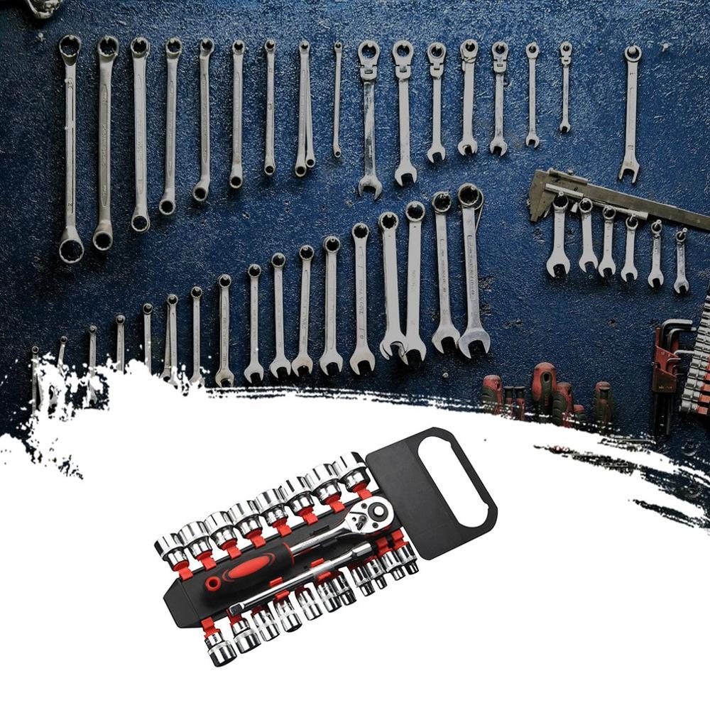 Socket Wrench Set Auto Repair Post Tool Combination 1/4 Small Fly Tag Fast Ratchet Bit Post Tool Combination