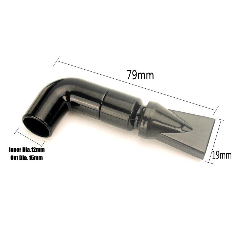 NuoNuoWel 2x Aquarium Outlet Flat Duck Bill Pipe Connector 360 Degree Adjustable Inlet Jet Water Fittings Fish Tank DIY: B