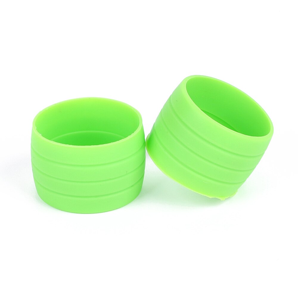 1 Paar Siliconen Plug Racefiets Stuur Fiets Stuur End Bar Tape Vaste Ringen Beveiligingen Mouwen Fietsen Accessoires: Green