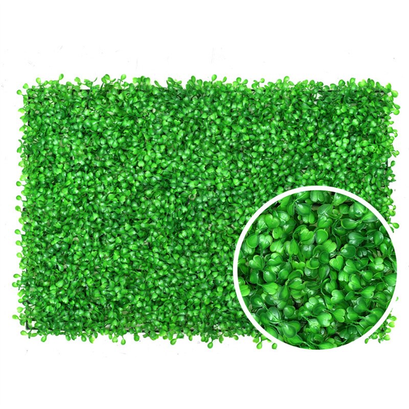 Artificial Lawn Simulation Plant Wall Artificial Leaf Hedge Panels Background Plastic Lawn for Home Garden Patio: 3