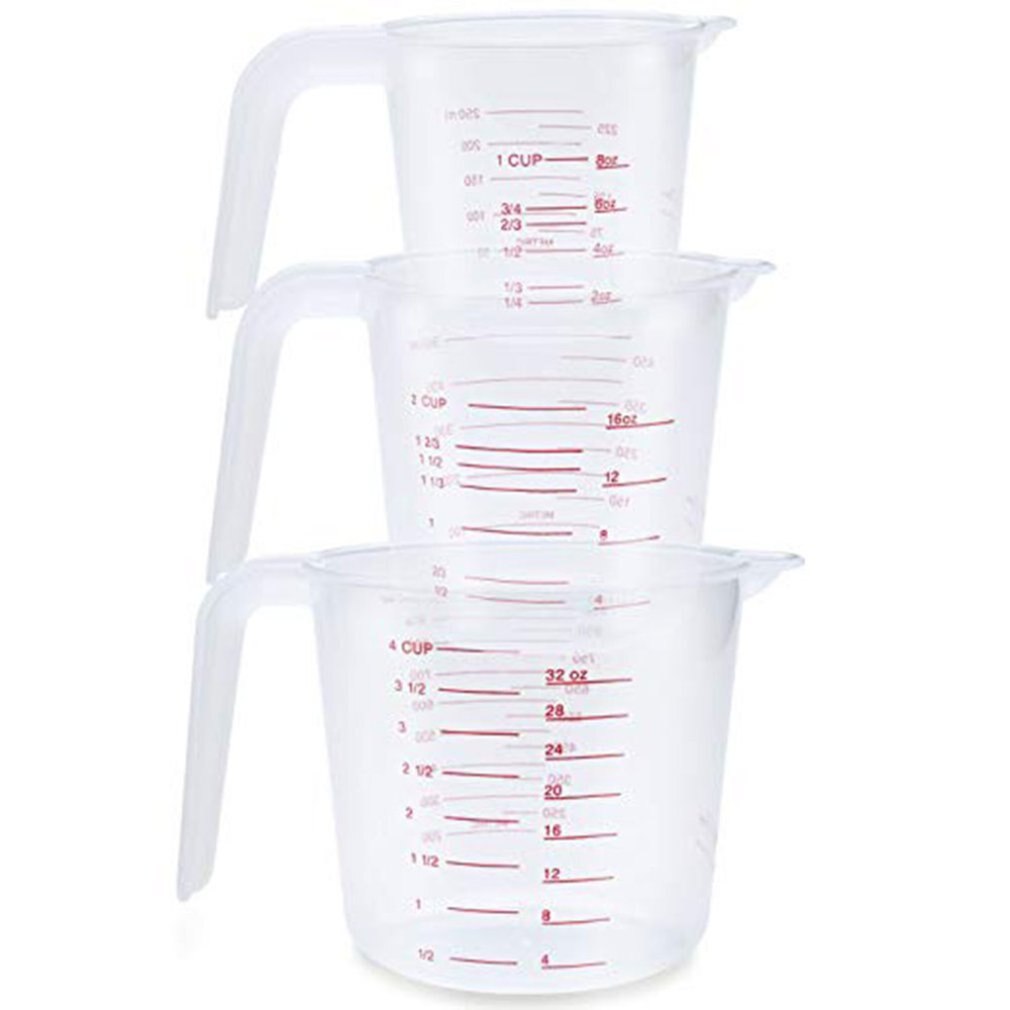 Instruments de mesure en plastique de alimentaire avec échelle