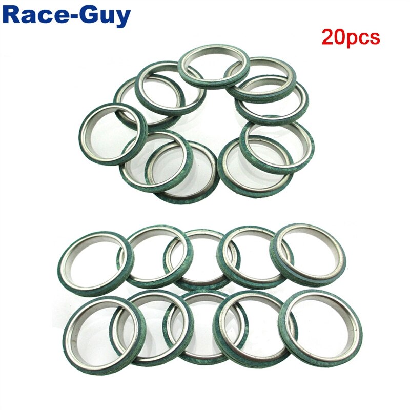 Exhaust Muffler Pipe Gasket For GY6 125cc 150cc Moped Scooter Taotao JCL Qingqi Peach Jonway Redcat Kazuma Roketa Sunl