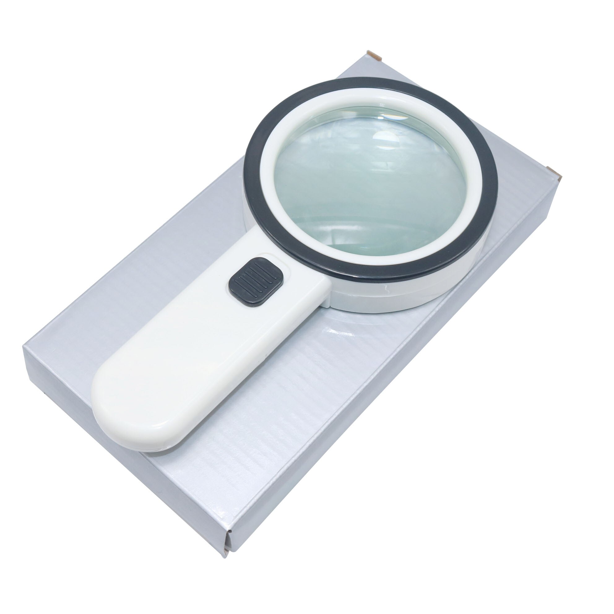 1pcs 30X 12LED Lights High Magnification Magnifying Glass Double Lens Upgraded Magnifier Lamp Magnifying Glass: Default Title