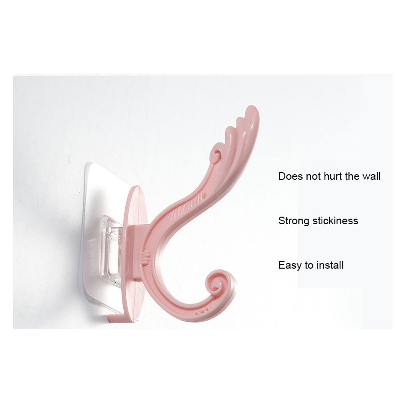 Clothes Towel Coat Hook Hanger Storage Keys holder Cupboard Handle Bedroom Door Pull Handles PVC Large Double Door Hooks