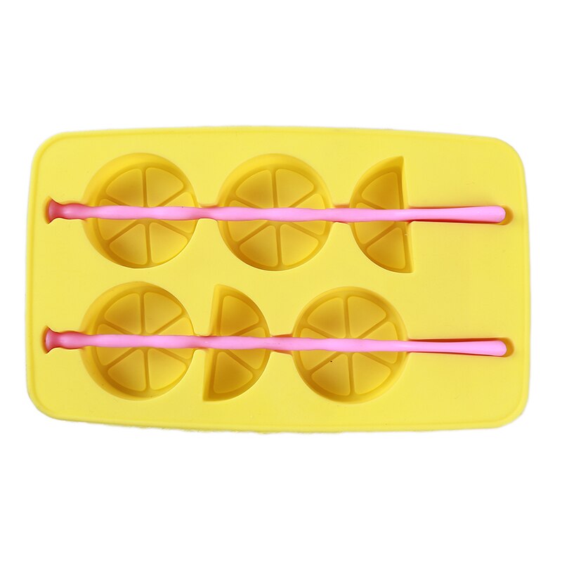 Ice Cube Tray 6 Cubes TPR Ice Cube Maker Mold With Lid For Ice Party Whiskey Cocktail Cold Drink