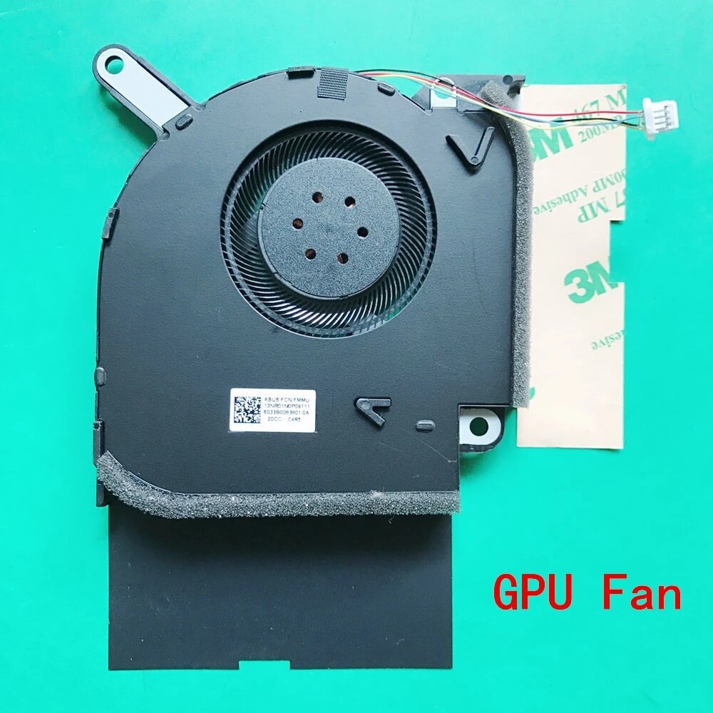 Nowy laptop CPU GPU wentylator chłodnicy zeszyt PC dla ASUS ROG Strix G512L G532L G712L G732L DC12V grzejnik: GPU fan 12V