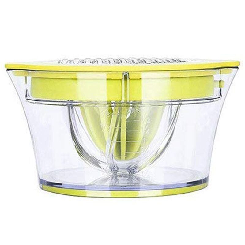 Citrus Juicer Lemon Orange Juicer Manual Hand Squeezer With Built-In Measuring Cup And Grater