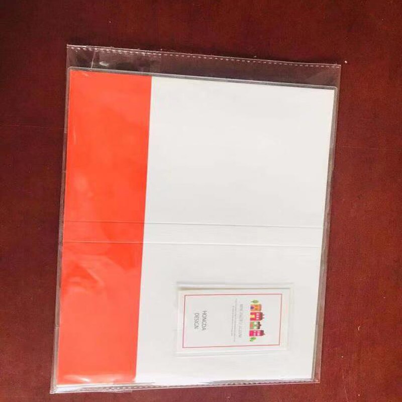 Mini Dessin Animé Lié Album Photo Insert Significative Photo Oeuvre D'art Préférée Lié Photo Album Scrapbook 84 Feuilles Recueillir: Rouge