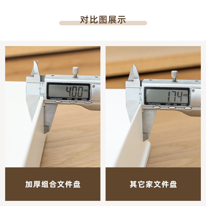 1pcs Desktop File Tray Organizer Document Paper Organizer Rack Plastic Book Shelf Storage Holder Office Stationery Storage Box