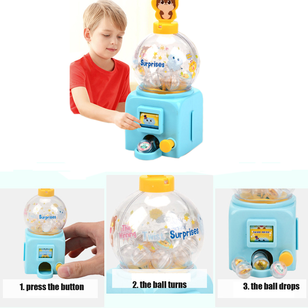 Mini lotteri maskin rocker rullande barn leksaksmaskiner manuell dryck leksaksmaskin simuleringstavla skrivbord pusselspel leksaker