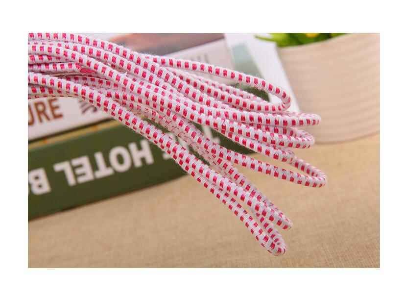 10 m Ronde Elastiek Koord Elastisch Touw Rubber Band Draad 3mm voor DIY Sieraden Maken Kleding Naaien Accessoires: pink