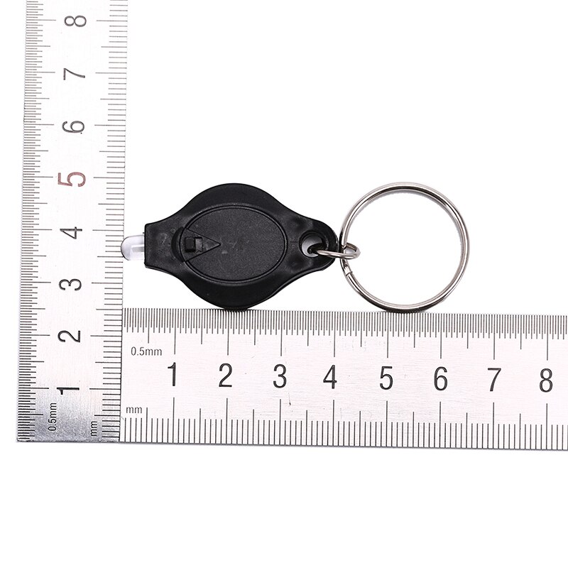Mini Pocket Keychain Flashlight Micro LED Squeeze Light Outdoor Camping Ultra Bright Emergency Key Ring Light Torch Lamp