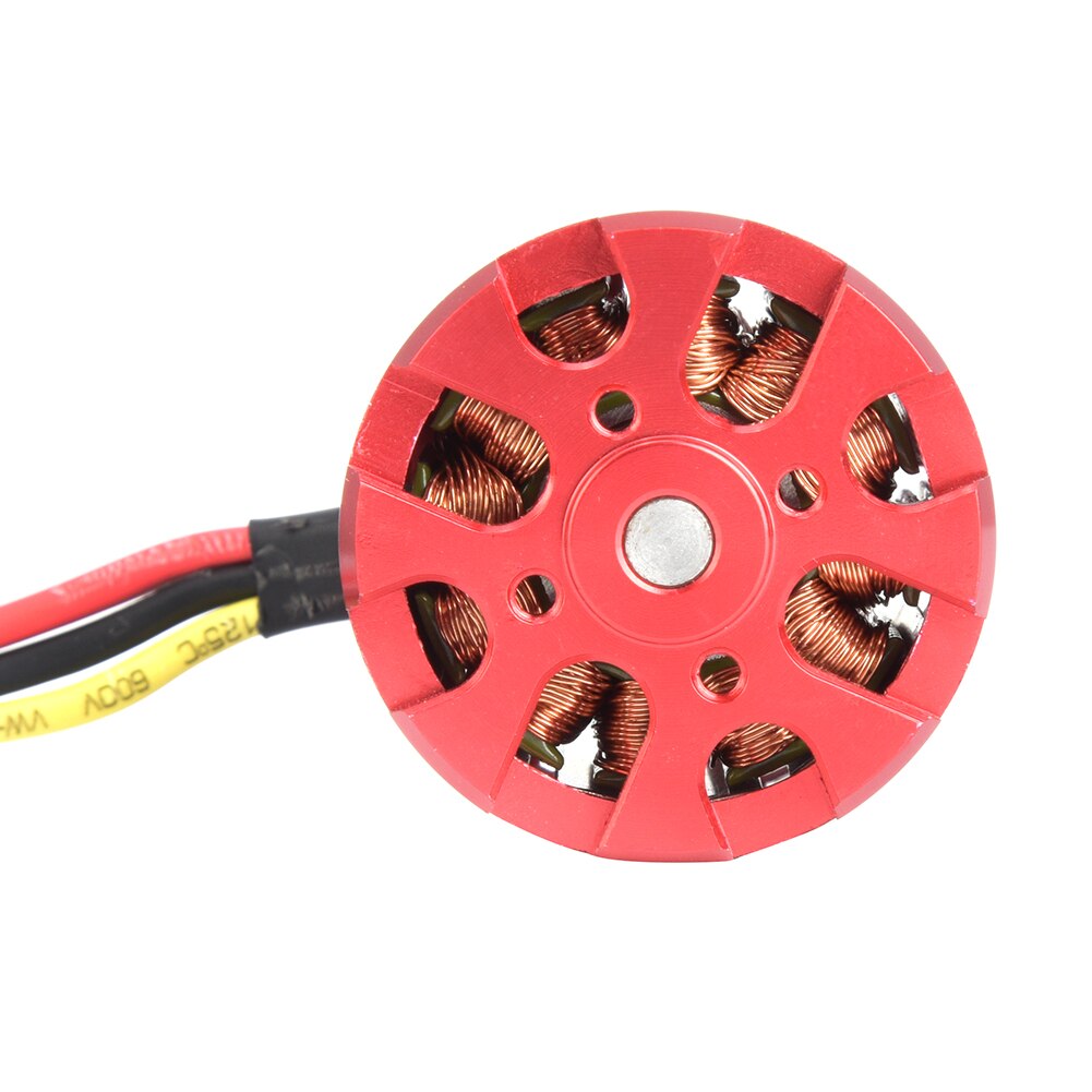 1 stk rød sort rustfrit stål ekstern rotor børsteløs motor anvendelig til 2826 eksterne rotor børsteløs motor