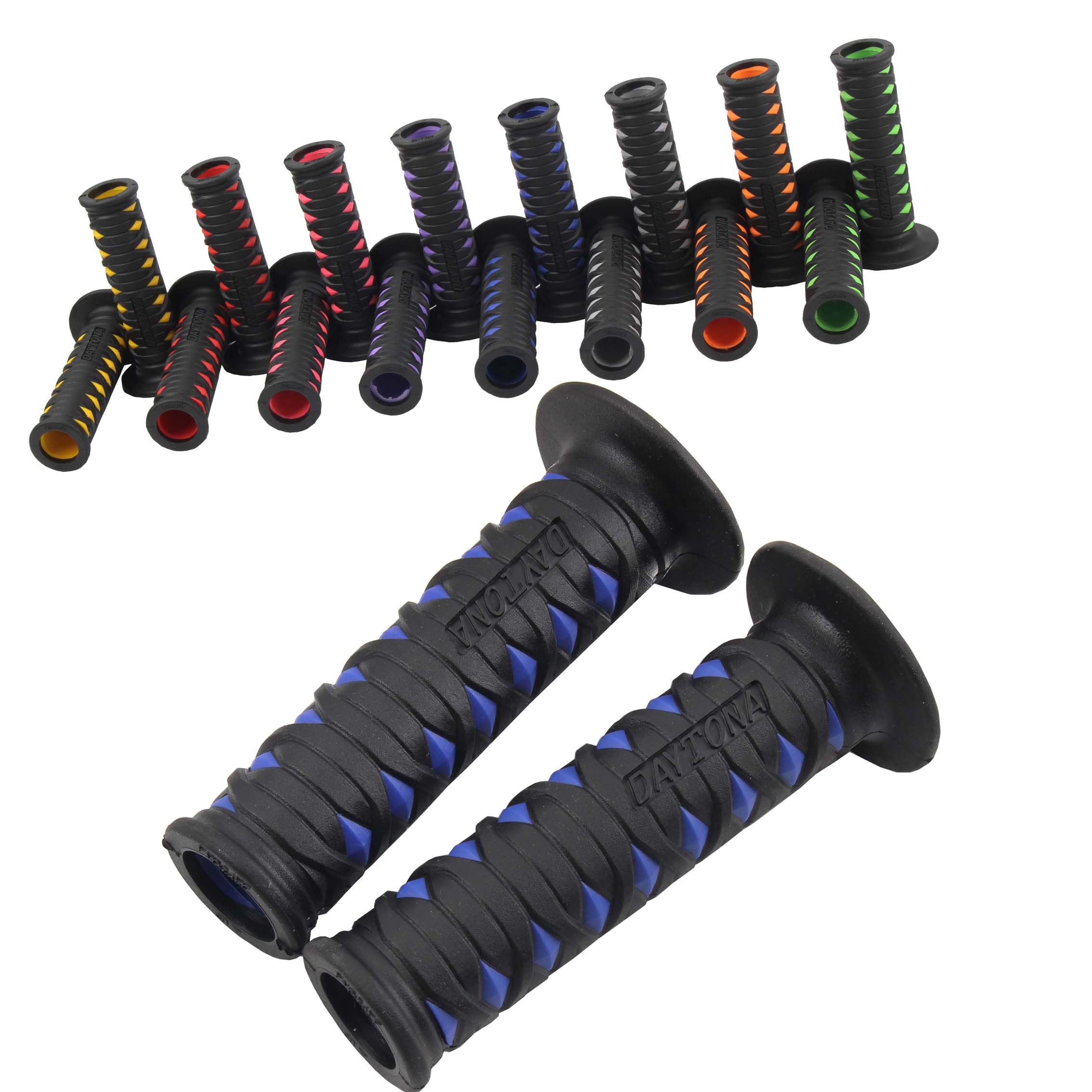 Motorcycle 22mm universal Handlebar Grip DAYTONA Dirt Pit Bike Motocross 7/8" Rubber Gel Hand Grips Brake Hands Handle Grip