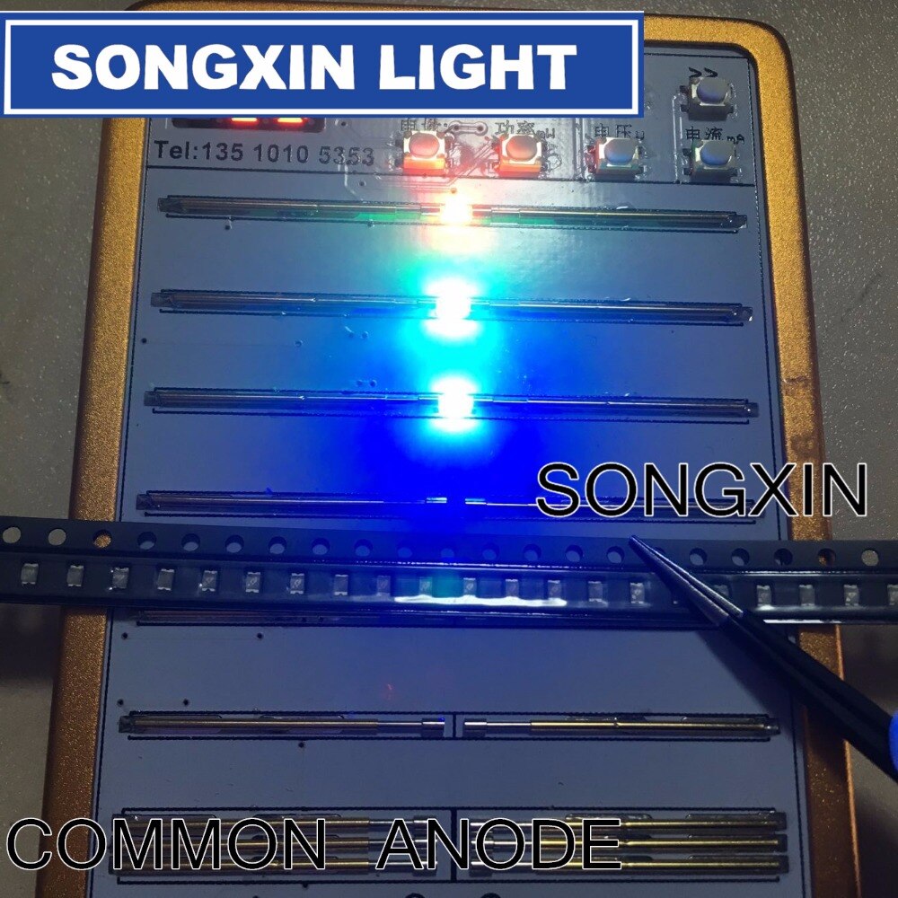 4000pcs SMD 0805 ) RGB smd led 0805 led diode 2.0*1.2mm RED&Green&Blue chip led R2.0-2.2V BG3.0-3.5V(CE&Rosh)