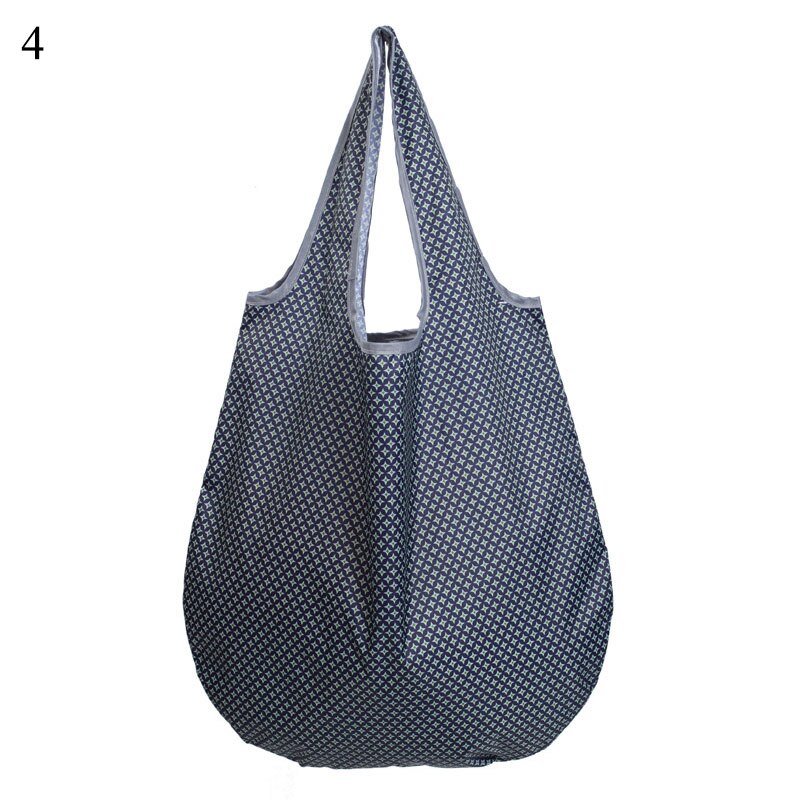 Opvouwbare tas nylon boodschappentas opvouwbare tas herbruikbare tas grote eco-tas boodschappentas milieuvriendelijke tas tote herbruikbare boodschappentas: 4