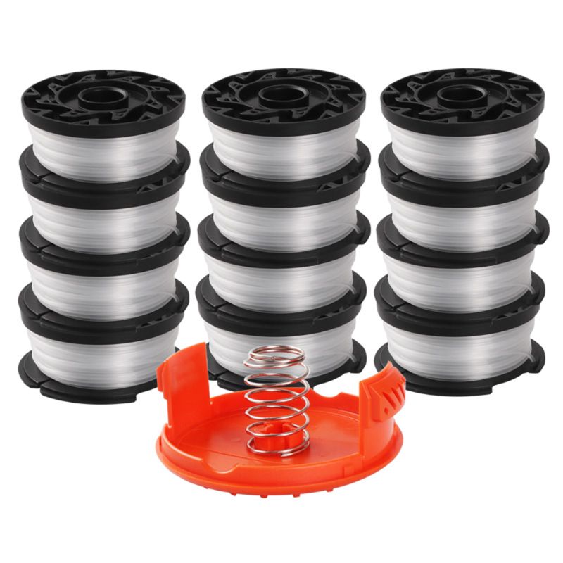 Line String Trimmer Replacement Spool,30ft 0.065" Autofeed String Trimmer Line Replacement Spool for Black+Decker String Trimmer