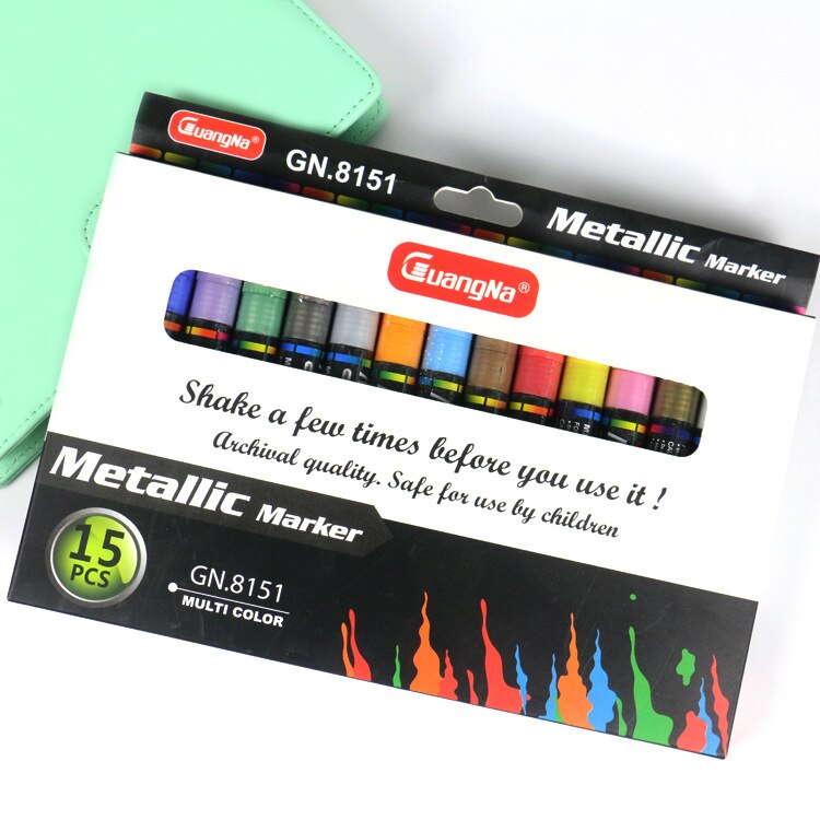 4/8/12/15/20/24Pcs Liquid Ink Paint Marker Set Erasable Art Permanent Sketching Marker Paint Pens for Glass Ceramic Wall