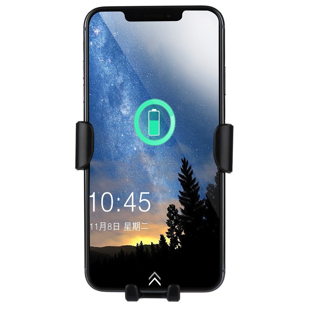 Wireless Charger In Car Mount Charging Holder Stand Bracket With Parking Positioning Chargers Chargeur de voiture Smartphone