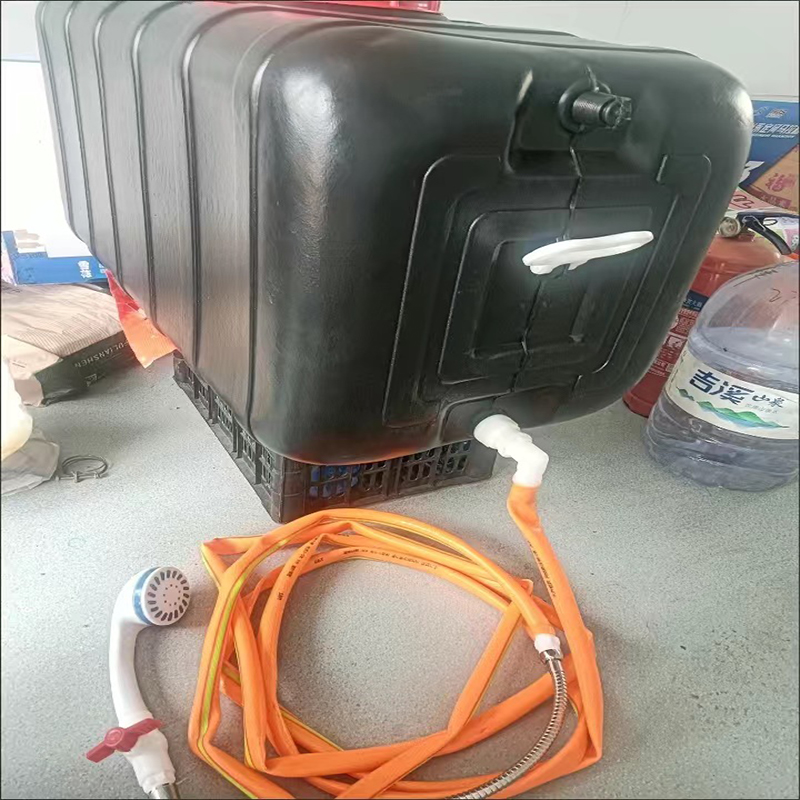 Cubo de secado montado en RV, tanque de baño negro, caja de agua Solar, cubo de baño de verano, tanque de agua, almacenamiento de agua para el hogar