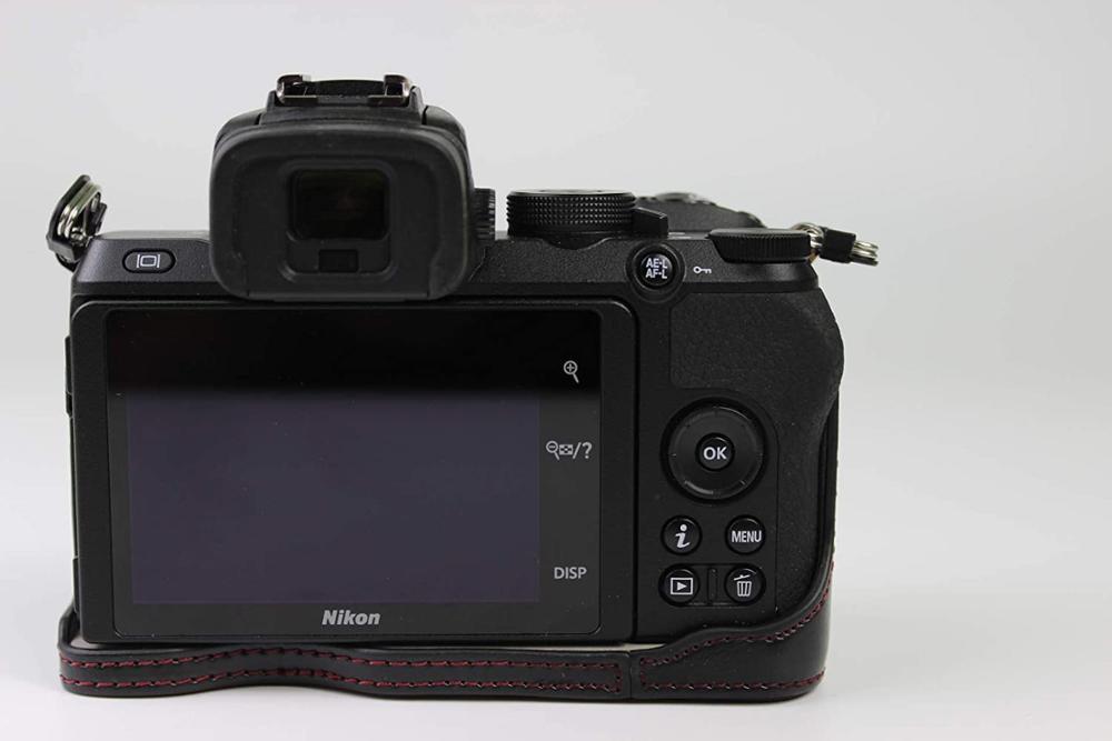 Pu Leder Kamera Tasche Hälfte Körper fallen Basis Für Nikon Z fc Zfc Z50 Z5 Z6 Z7 II Z6II Z7II p1000 P900 Digital Kameras