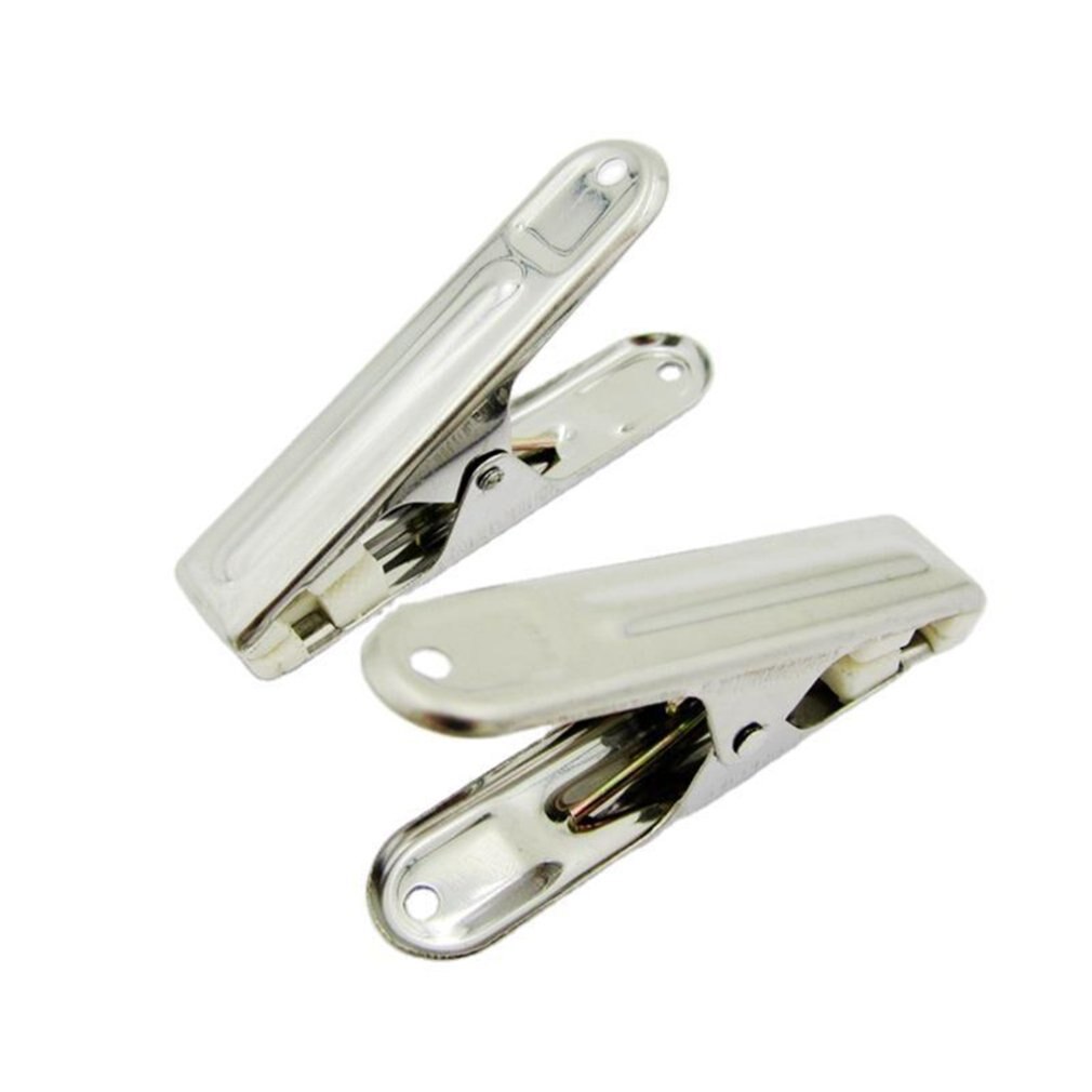 Kleidung Clip Multi-funktion Weiß Tablette Edelstahl 410 20 stücke Solide Langlebig Hängen Kleidung Lagerung Clip