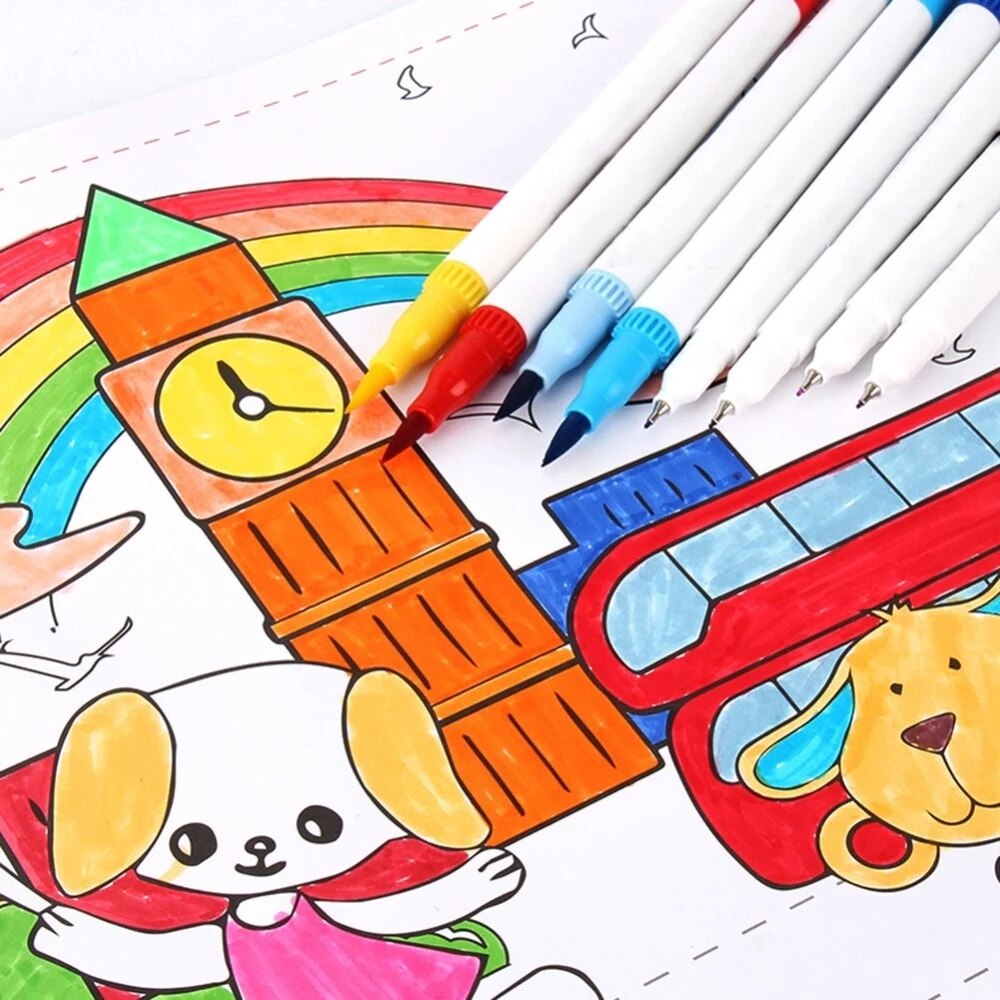 brush marker set for Art Supplies 48/60/100/120 Colors Soft Brush Marker For Drawing Painting Set Watercolors Pen for School