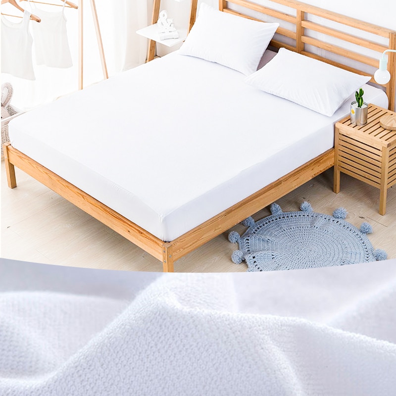 Terry Waterdichte Matrashoes Anti Mijten Laken Waterdicht Matras bescherming bed pad Matras Topper katoen namatrasnik