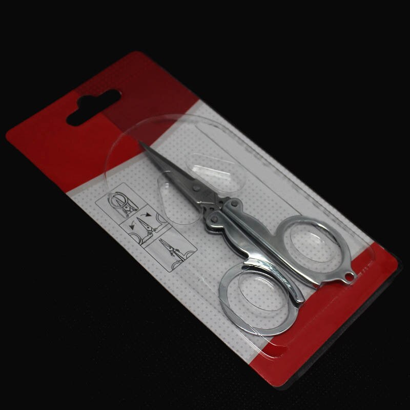 blade mini collapsible portable real pocket tool folding scissors travel scissors office scissors: Default Title