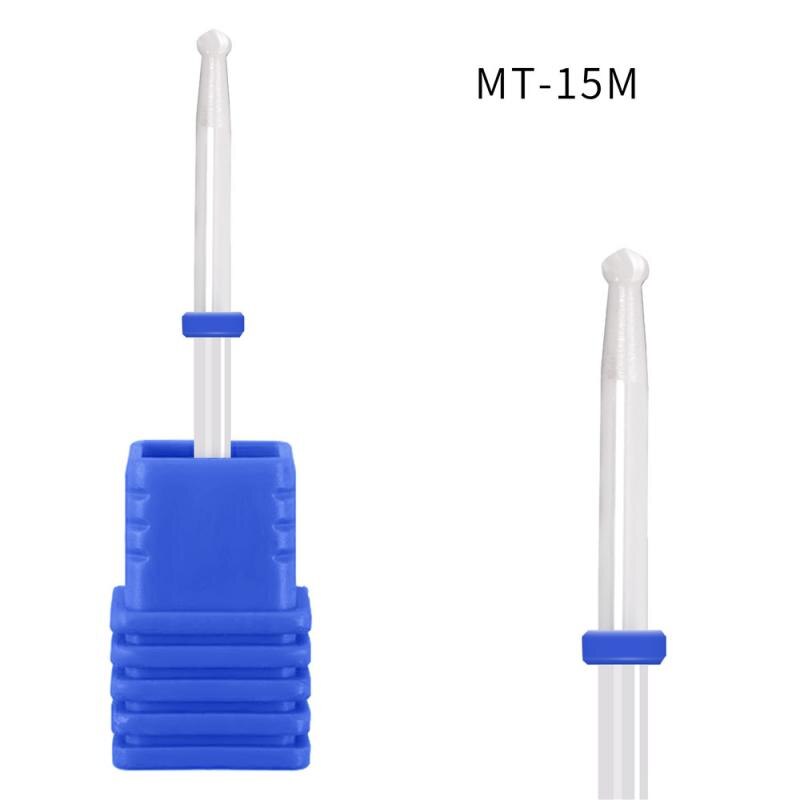 1 stk keramisk neglebor til elektriske manicure boremaskiner maskine neglefile buffere polerhoved nail art udstyr tilbehør: 15