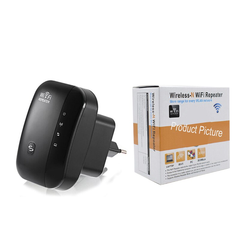 300Mbps Wireless WiFi Router's Range Extender Repeator Networking Bridge Amplifier Signal Repeater Wps Encryption 802.11N Wi-fi: AU plug / Black-Retail Package